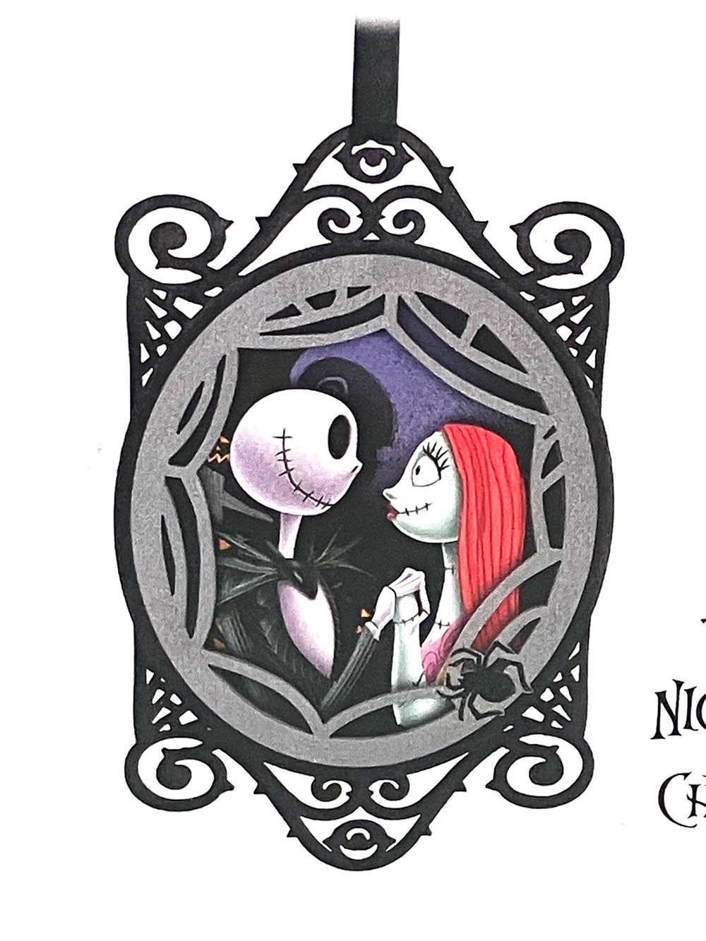 Hallmark Jack & Sally Nightmare Before Christmas Ornament 2024 Used